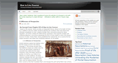 Desktop Screenshot of mortalresurrection.com